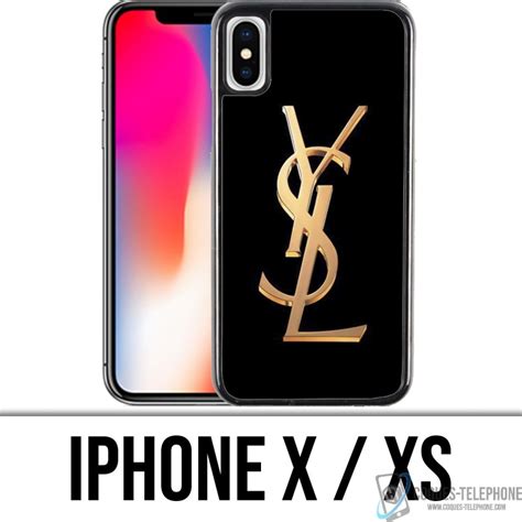 coque iphone xs yves saint laurent|IPHONE 15 CASE IN LEATHER .